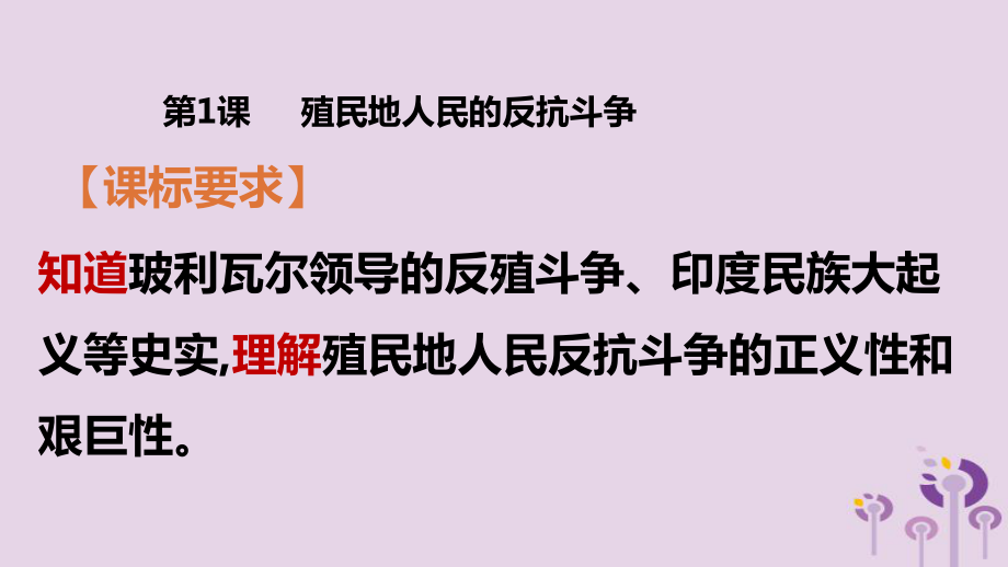 人教部编版九年级历史下册第一单元殖民地人民的反抗与资本主义制度的扩展复习（课件）（共）.pptx_第3页