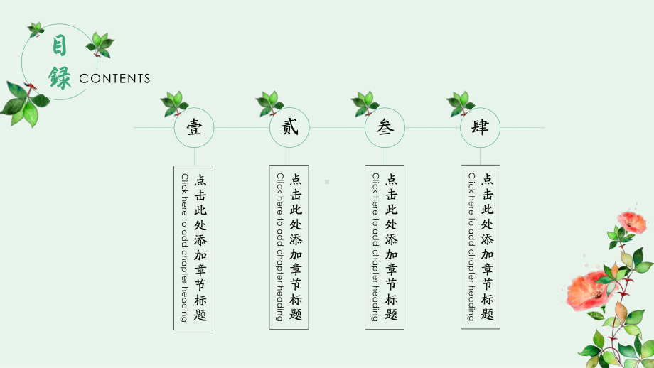 你好七月小清新商务通用模板课件.pptx_第2页