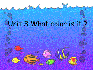 初中七年级上册英语课件：starter-unit3-what-color-is-it？-.ppt