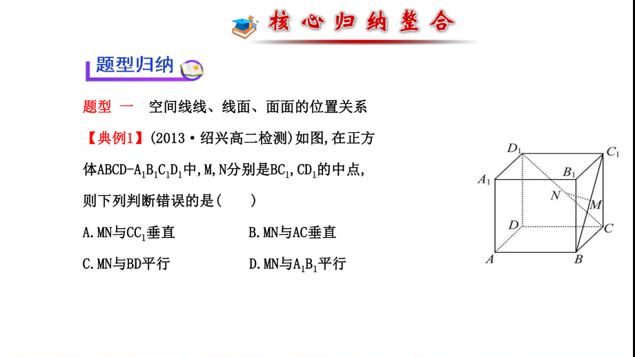 人教版高中数学必修二阶段复习课-第二章-点、直线、平面之间的位置关系模板课件.ppt_第3页