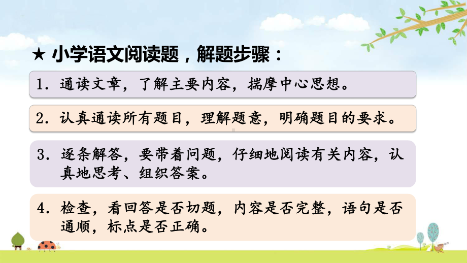 人教部编版语文三年级下册-专项复习之三-阅读-期末专项复习课件.ppt_第2页