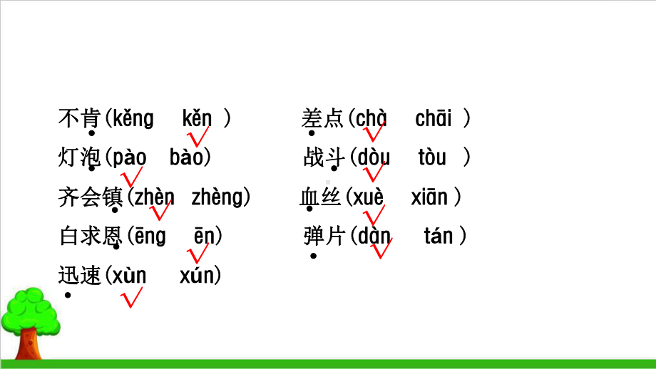 人教部编教材版三年级语文上册：第八单元复习课件.ppt_第3页