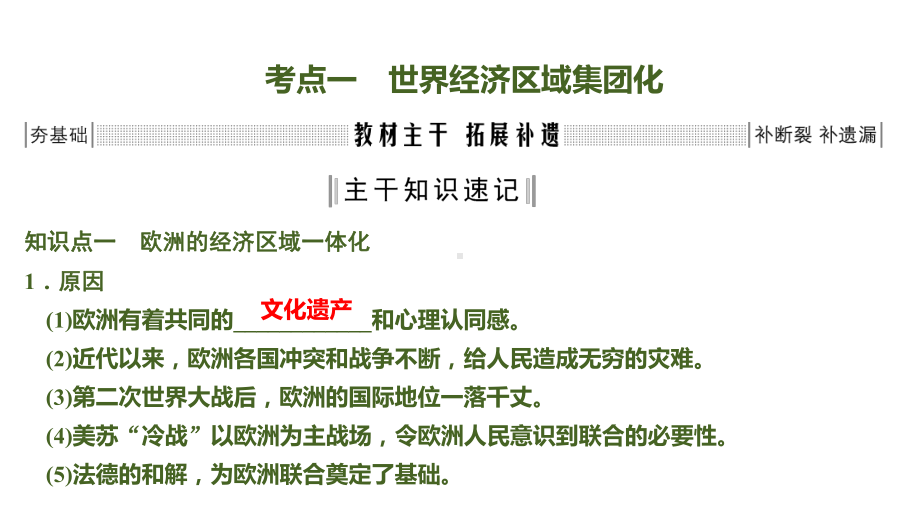 2020新素养总复习(岳麓版)课件：第10单元-经济的全球化趋势第28讲.pptx_第2页