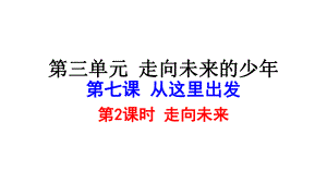 人教版九年级道德与法治下册-72走向未来-课件.ppt