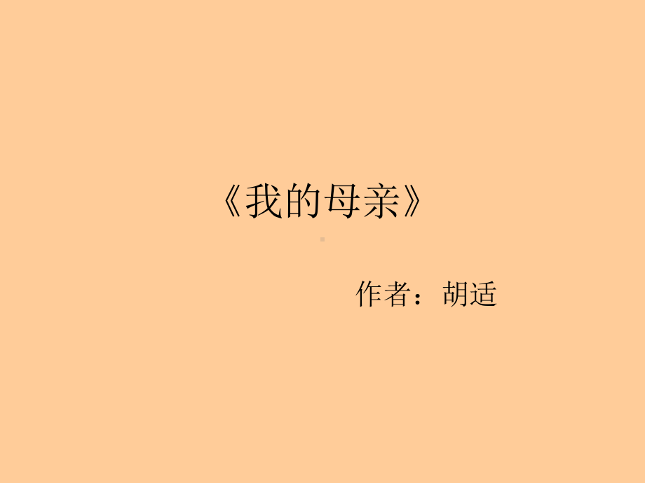 《我的母亲》教案课件.ppt_第3页