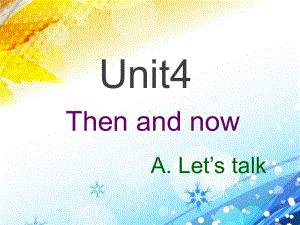 pep人教版英语六年级下册Unit4-A-Let’s-talk课件.ppt