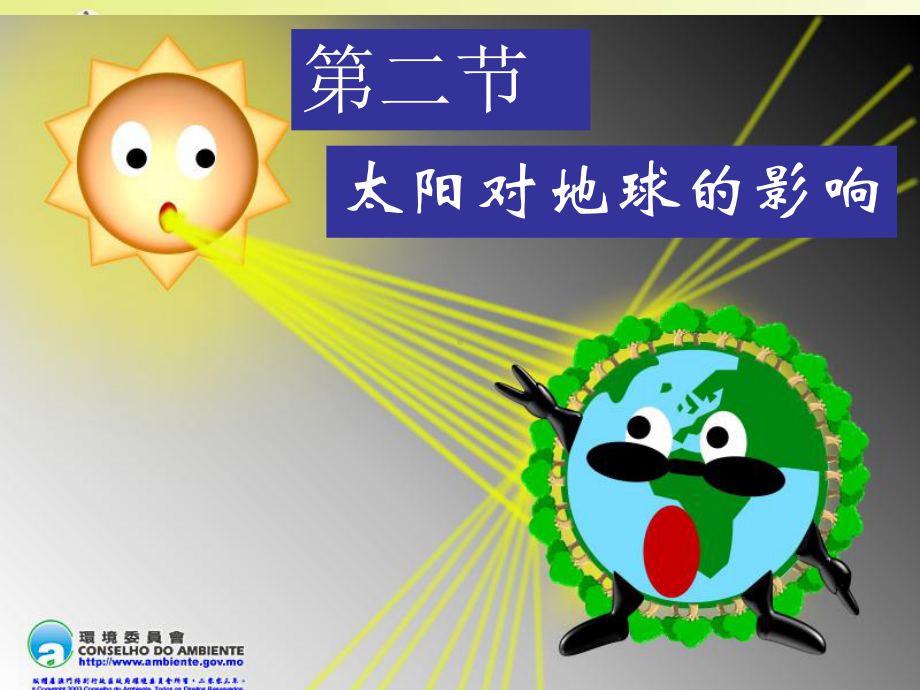 第二节太阳对地球的影响 .ppt_第1页