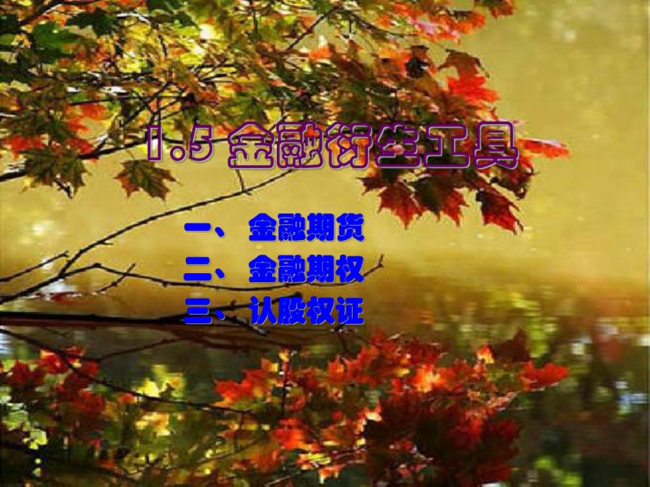 金融衍生产品.ppt_第1页