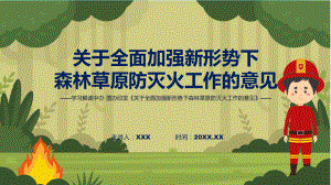 关于全面加强新形势下森林草原防灭火工作的意见内容课程ppt教学.pptx