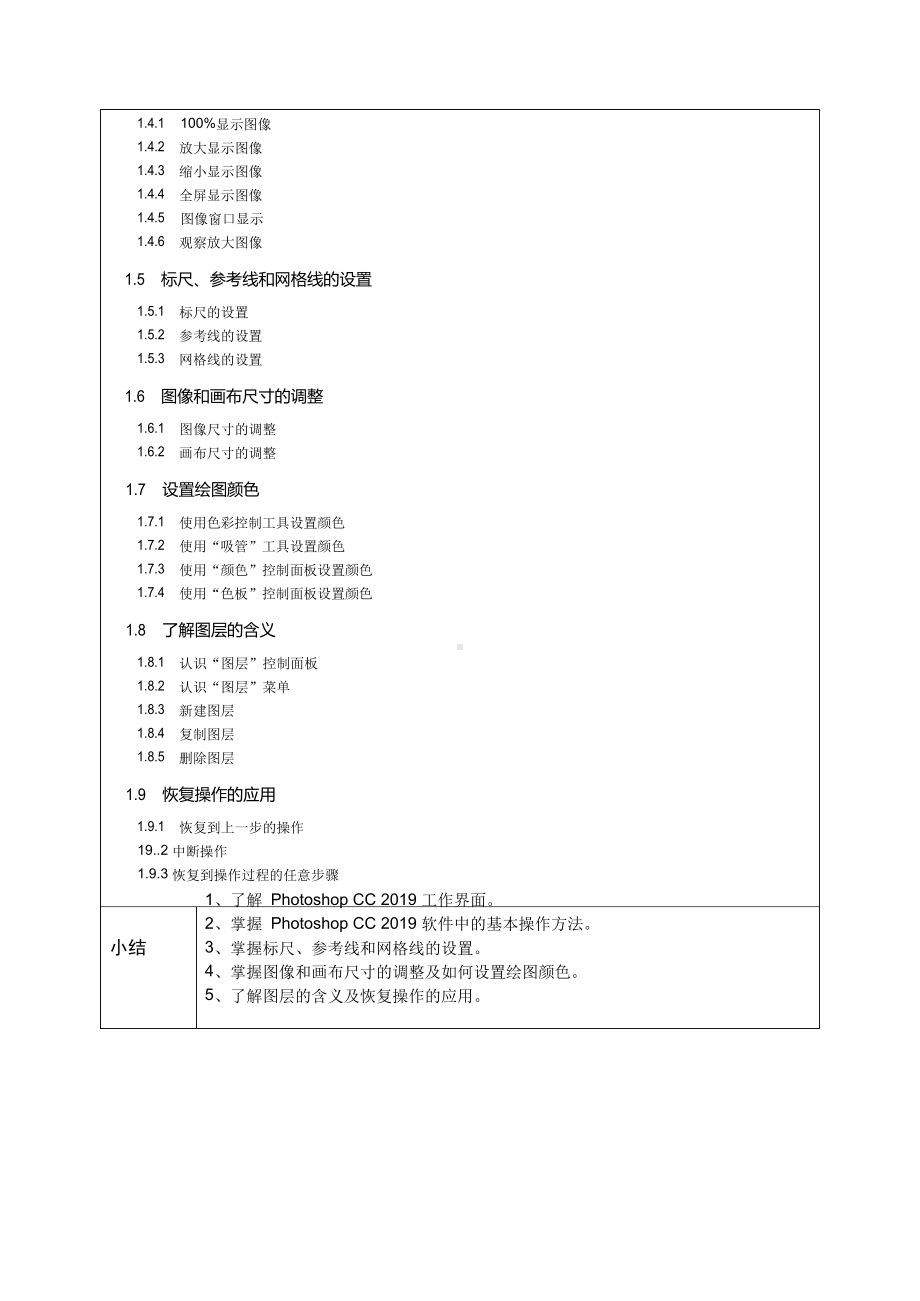 Photoshop CC 2019图像处理基础教程(第6版)教学教案.docx_第2页