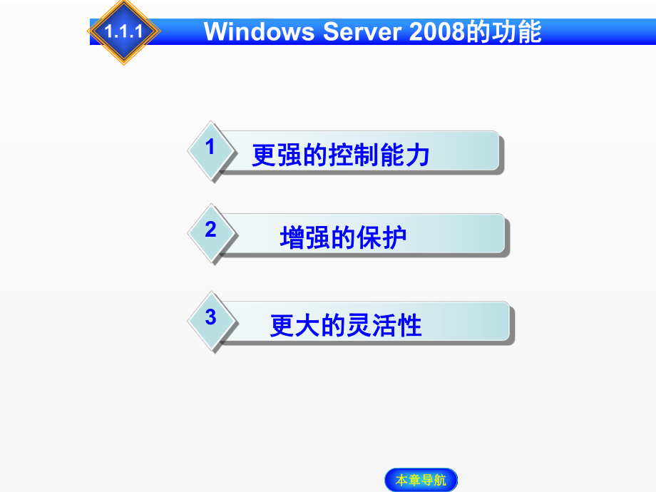 《Windows Server 2008网络操作系统配置与管理》课件 - 副本 (1).ppt_第3页