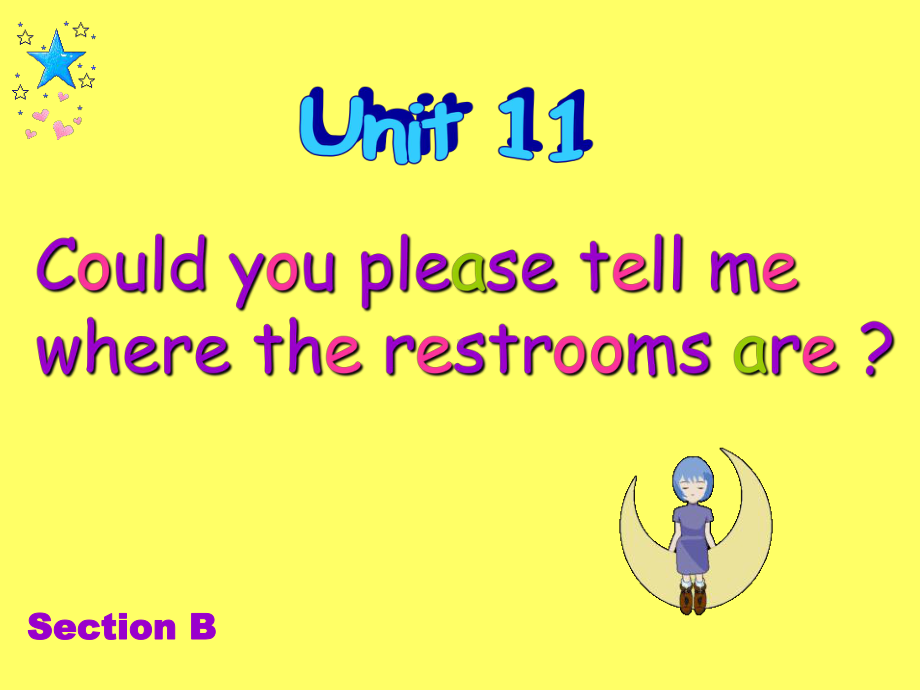 英语(新目标)九年级-Unit-11--Could-you-please-tell-me-where-the-restrooms-are-Section-B-课件 .ppt_第1页