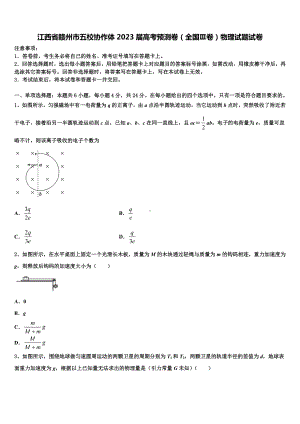 江西省赣州市五校协作体2023届高考预测卷（全国Ⅲ卷）物理试题试卷.doc