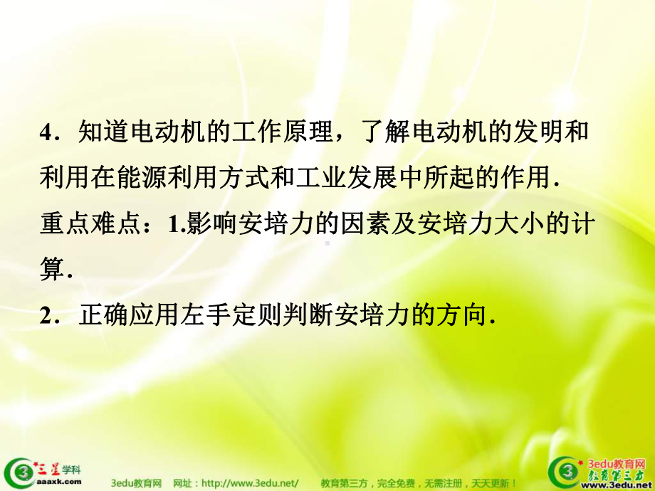 高二物理磁场中的通电导线.ppt_第3页