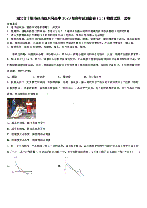 湖北省十堰市张湾区东风高中2023届高考预测密卷（1）（物理试题）试卷.doc