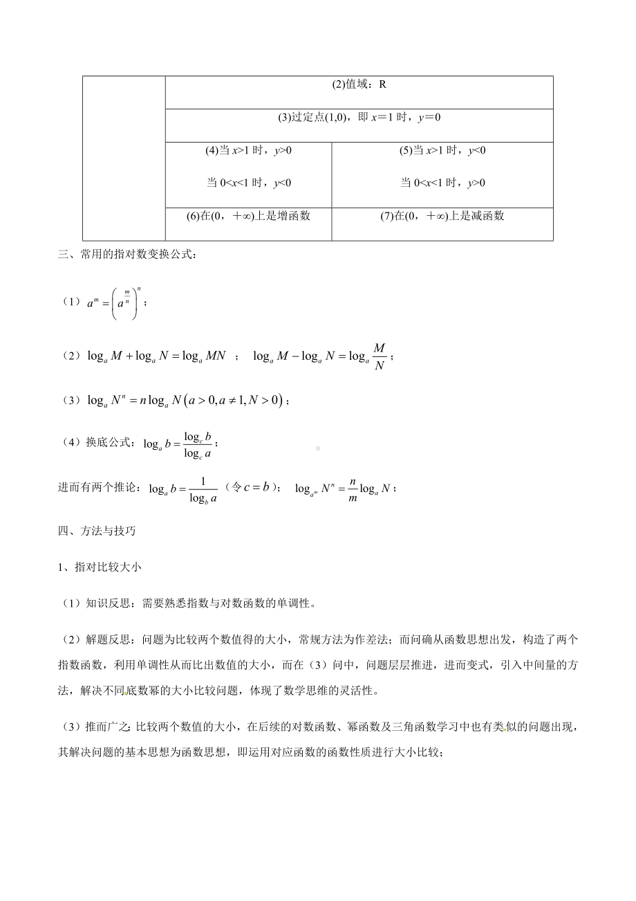 2021艺体生高考数学一轮复习-专题09-指数函数对数函数以及幂函数(解析版).docx_第2页