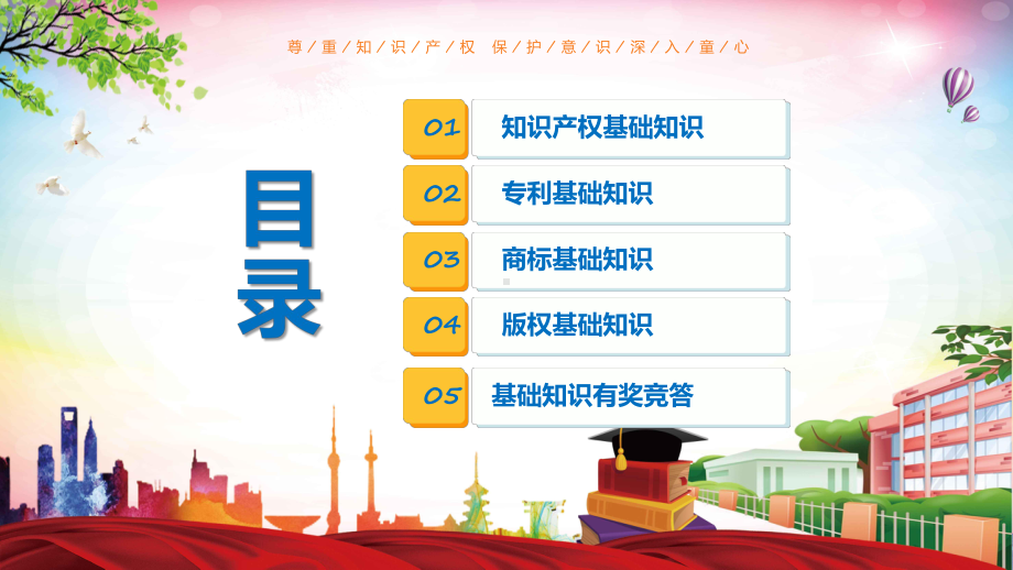 卡通风知识产权进校园课程ppt教学.pptx_第2页