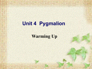 选修8==unit4Warming Up.ppt