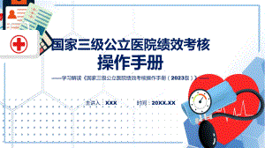 详解宣贯国家三级公立医院绩效考核操作手册（2023版）内容课程ppt教学.pptx