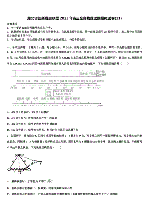 湖北省创新发展联盟2023年高三全真物理试题模拟试卷(11).doc