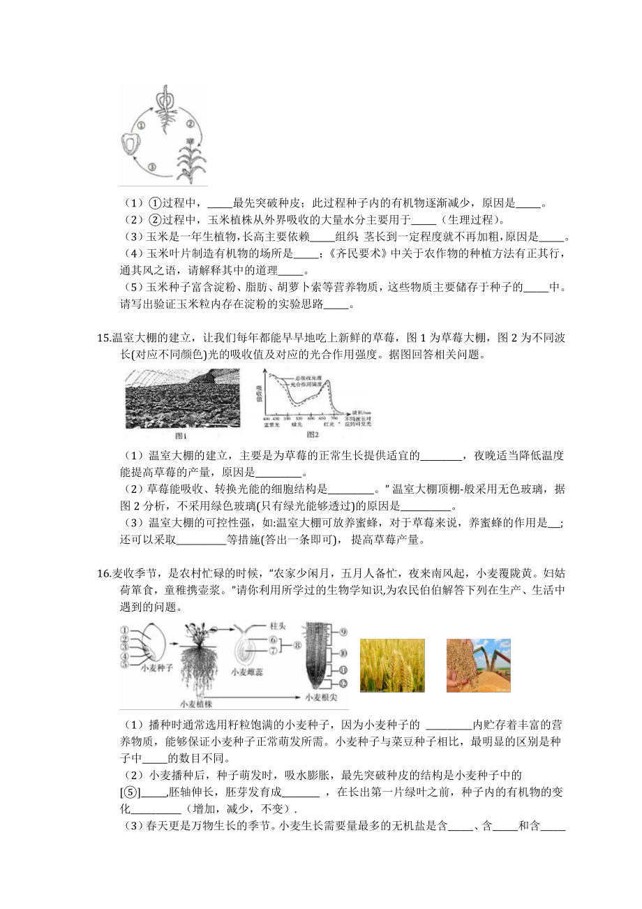 2022人教版七年级生物上册-3.doc_第3页