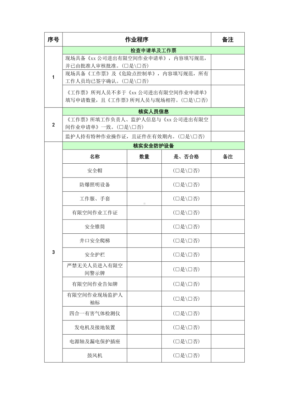 企业有限作业现场许可单参考模板范本.doc_第2页