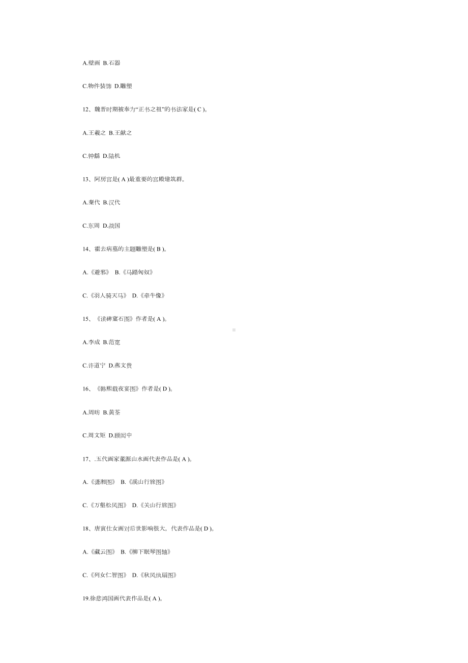 MFA艺术硕士部分复习题.doc_第2页