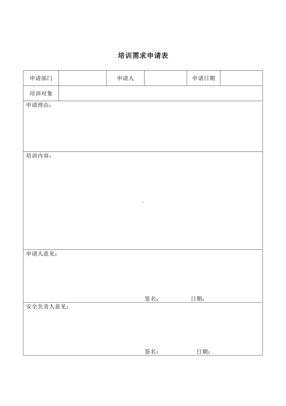 企业转岗离岗安全教育培训记录参考模板范本.doc_第2页