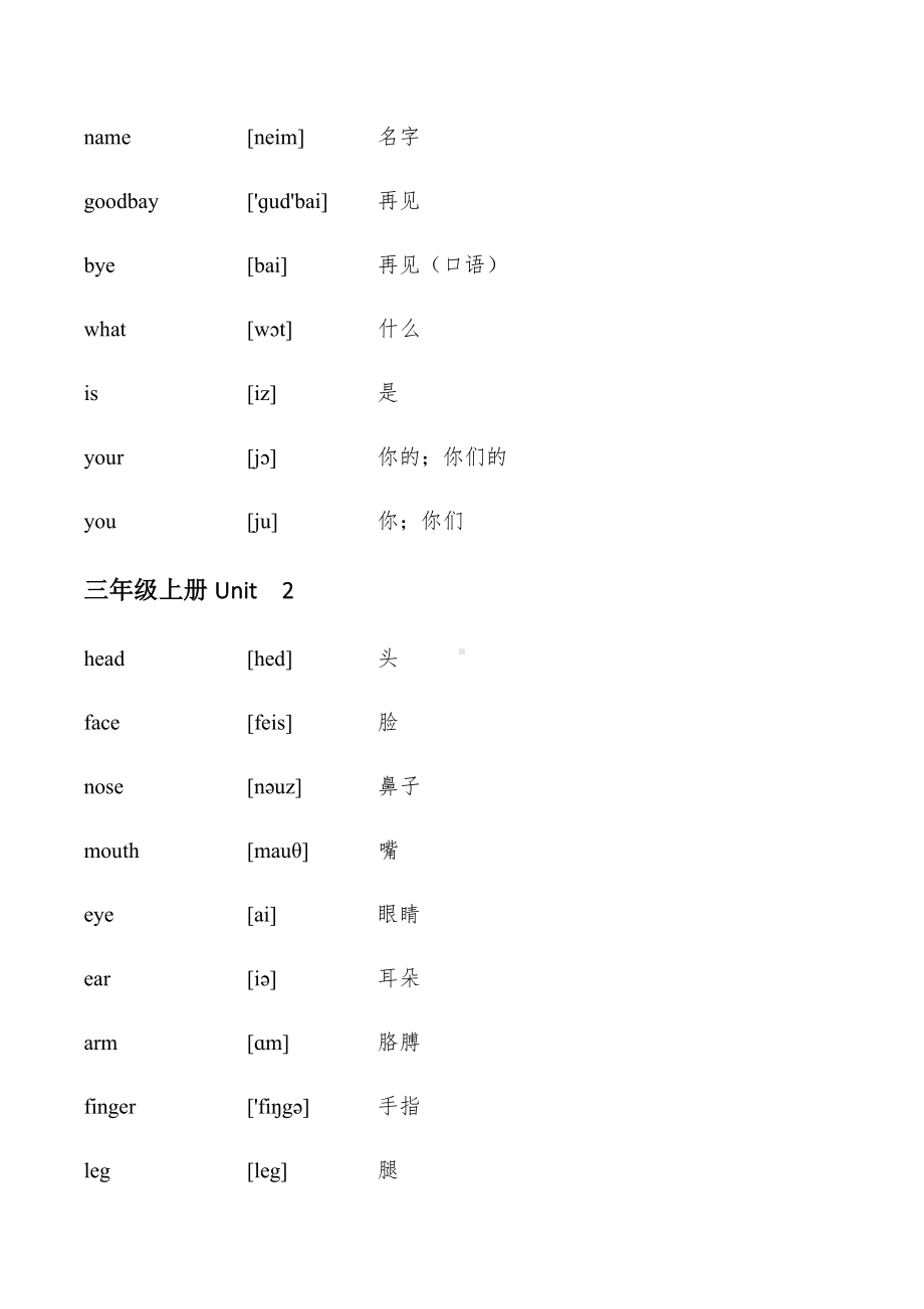 PEP小学英语单词汇总情况(含音标)-可直接打印.doc_第2页