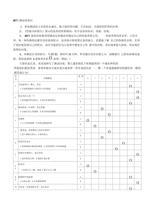 MBTI十六种人格类型职业性格测试题.docx