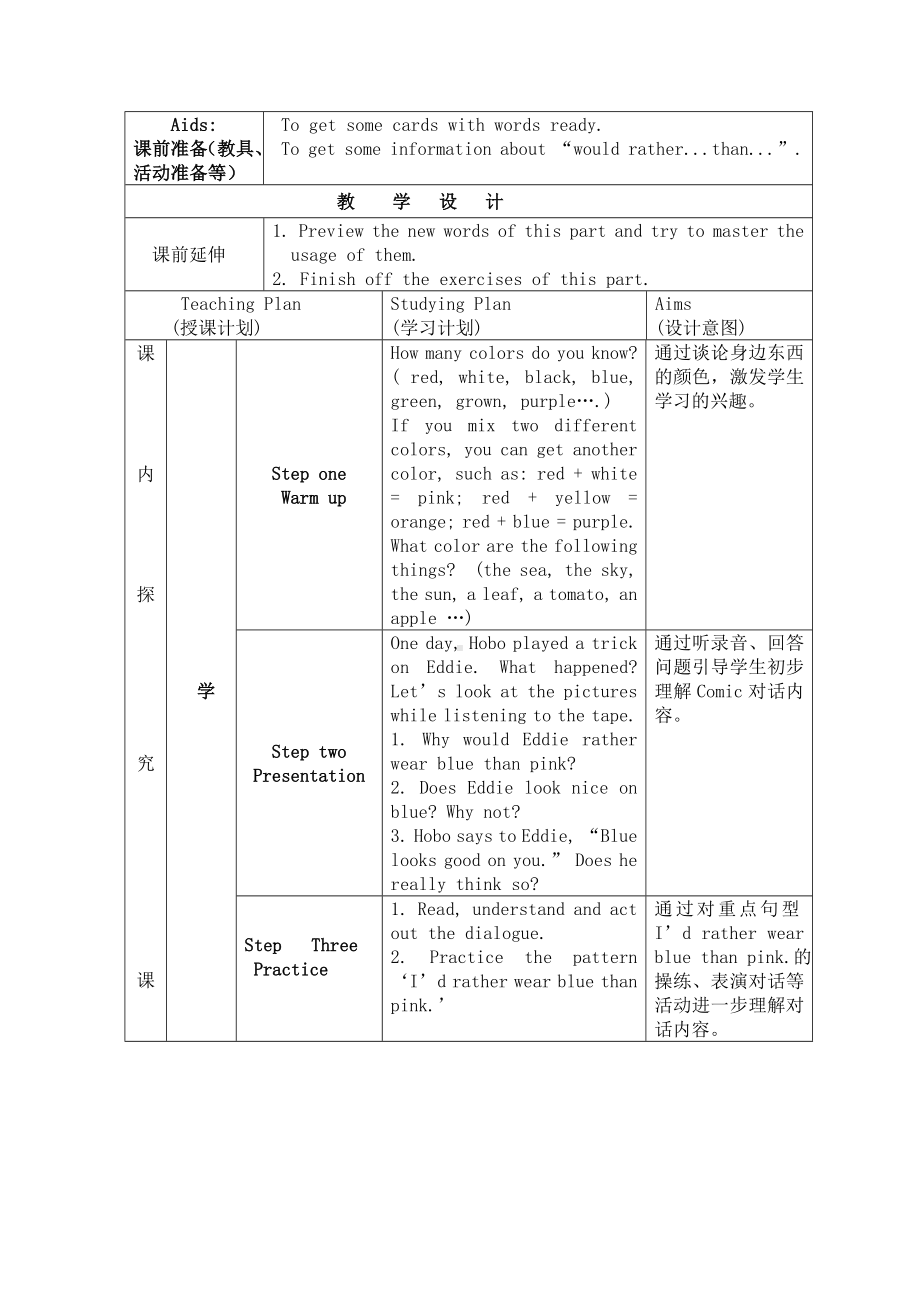 [推荐学习]九年级英语上册-Unit2-课案-牛津版.doc_第2页