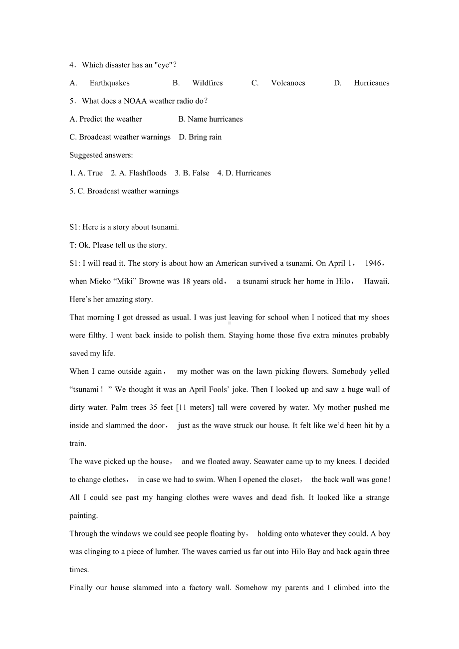 Unit-22-The-Seventh-Period-Lesson-3-Natural-Disasters-教学设计-优质公开课-北师大选修8精品.doc_第2页