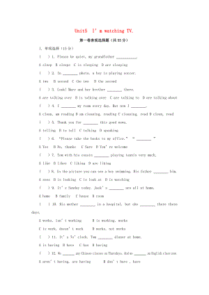 [学习]七年级英语下册-Unit-5-I’m-watching-TV测试题(B卷)-人.doc