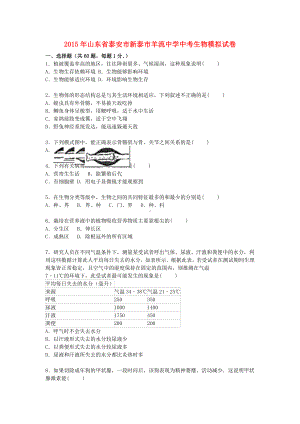 [推荐学习]中考生物模拟试卷(含解析)20.doc