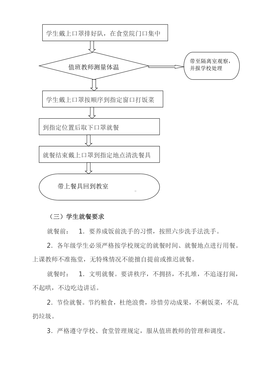 XX学校疫情防控期间学校食堂师生错峰就餐方案.doc_第2页