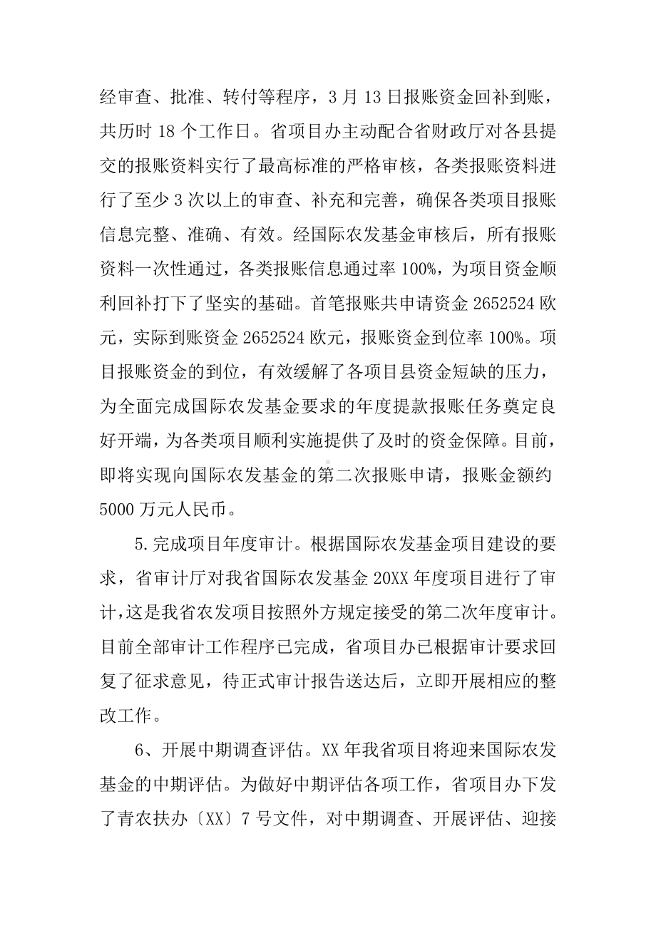 XX年国际农发基金扶贫项目工作总结.docx_第3页