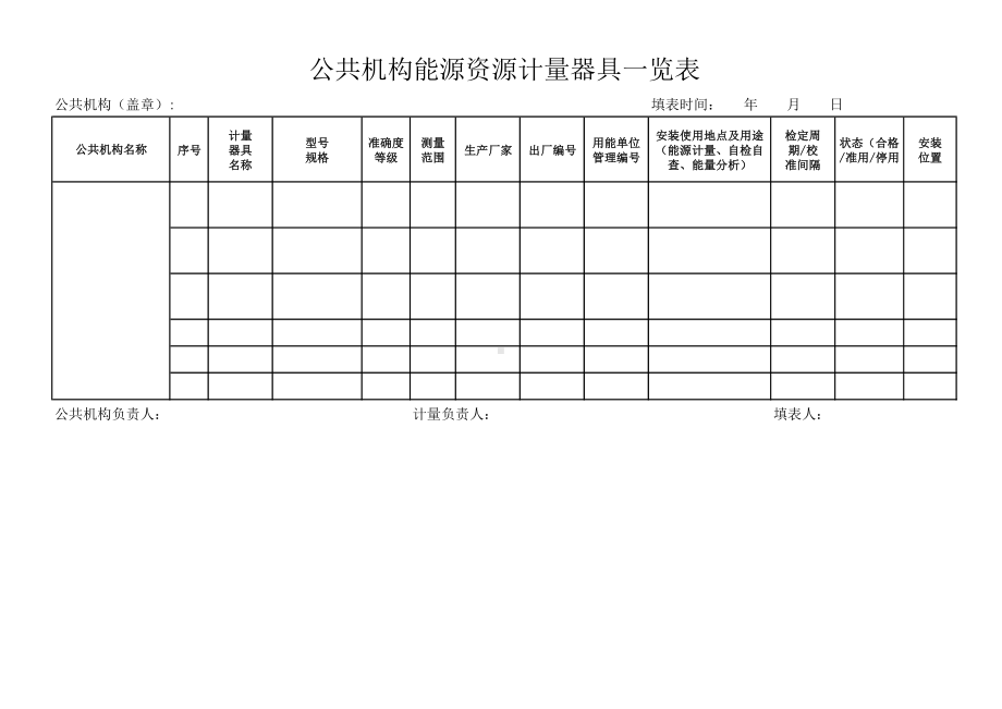 公共机构能源资源计量器具一览表.pdf_第1页