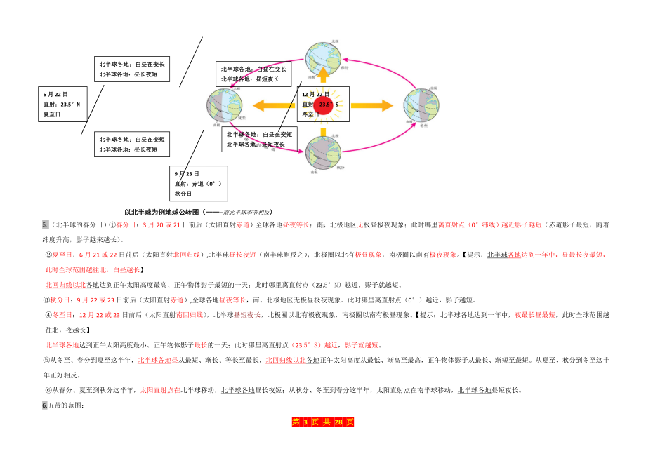 七年级上册地理知识大全+思维导图.doc_第3页