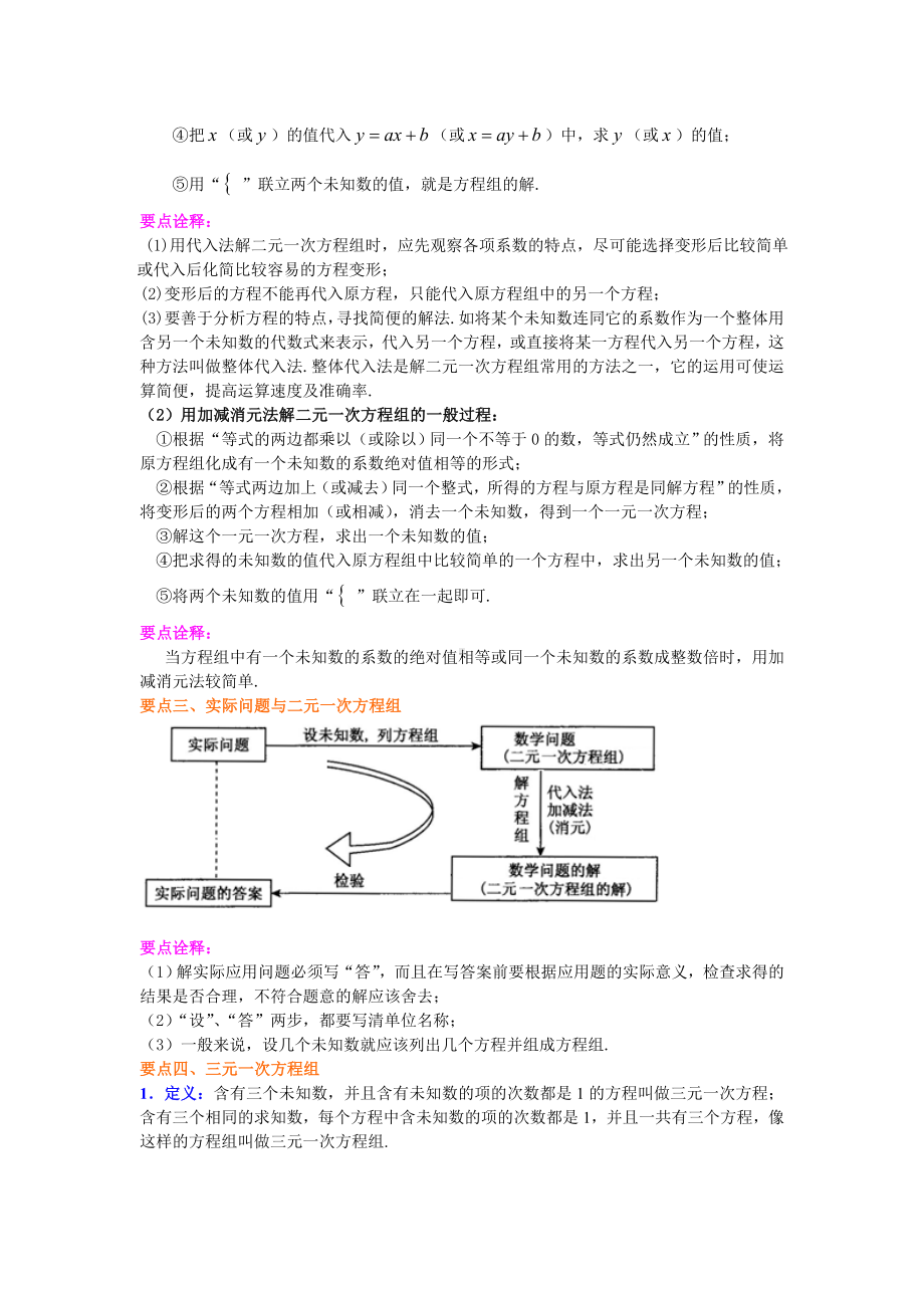 《二元一次方程组》全章复习与巩固(基础)知识讲解-初中数学（名校学案+详细解答）.doc_第3页