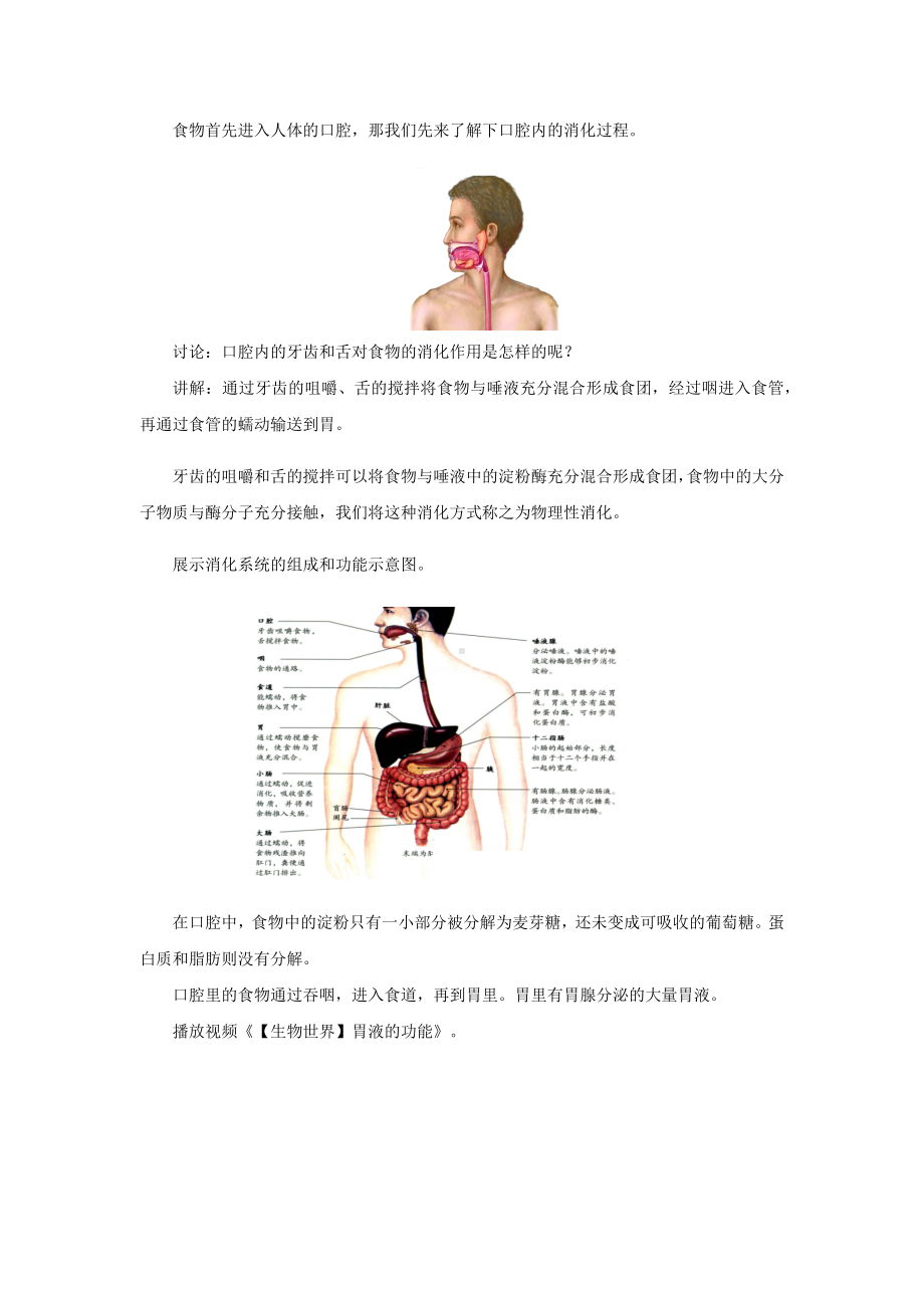 《-消化和吸收-第2课时》教学设计（初中生物人教版七年级下册）.docx_第2页