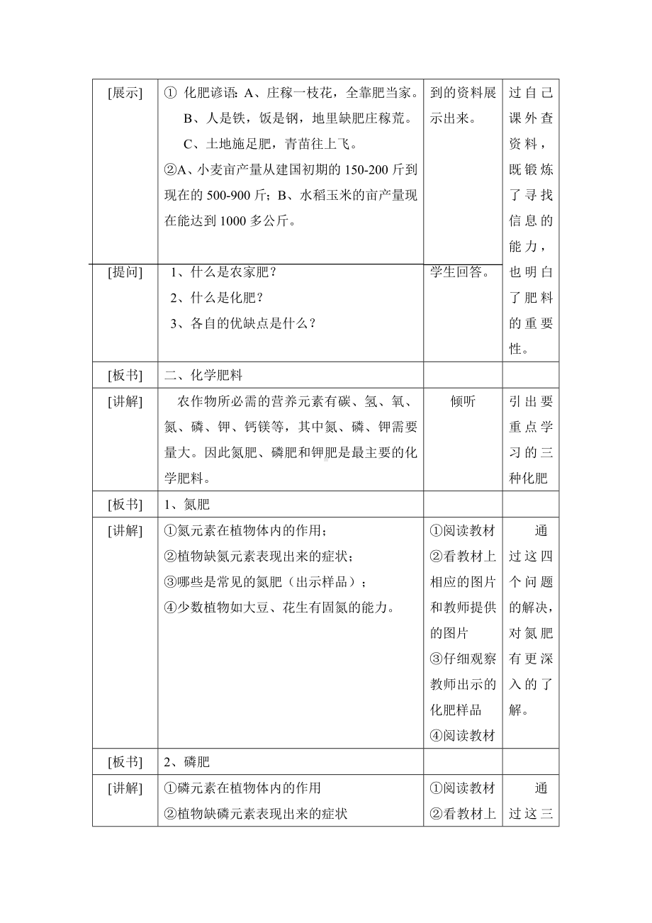 《化学肥料》教案-九年级化学.doc_第3页