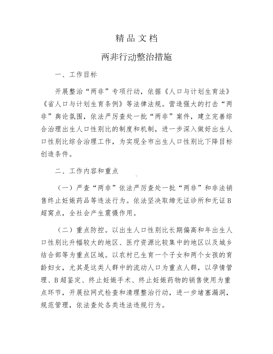 《两非行动整治措施》.docx_第1页