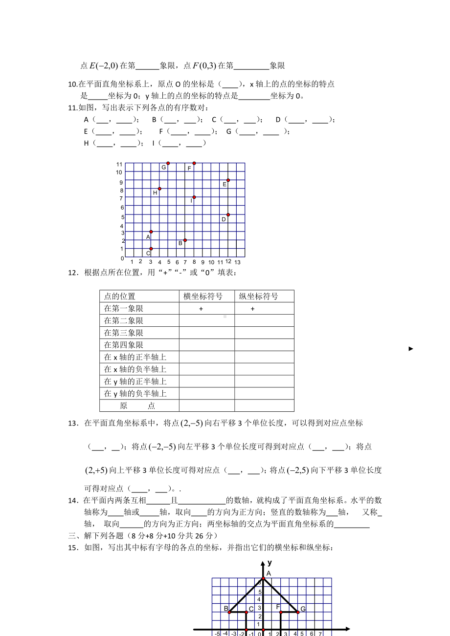 （3套精选）人教版七年级下册数学第七章平面直角坐标系检测试卷(含答案解析).docx_第2页