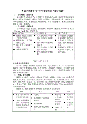 基于问题学习案例-蚊子问题.docx