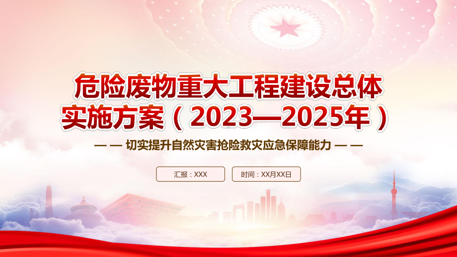 学习2023《危险废物重大工程建设总体实施方案（2023—2025年）》重点内容PPT课件（带内容）.pptx_第1页