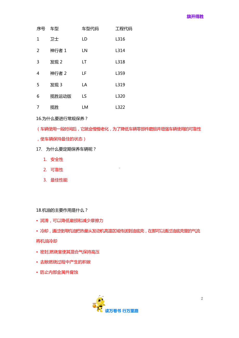 （捷豹路虎）路虎一级二级技师测评复习试题.docx_第2页