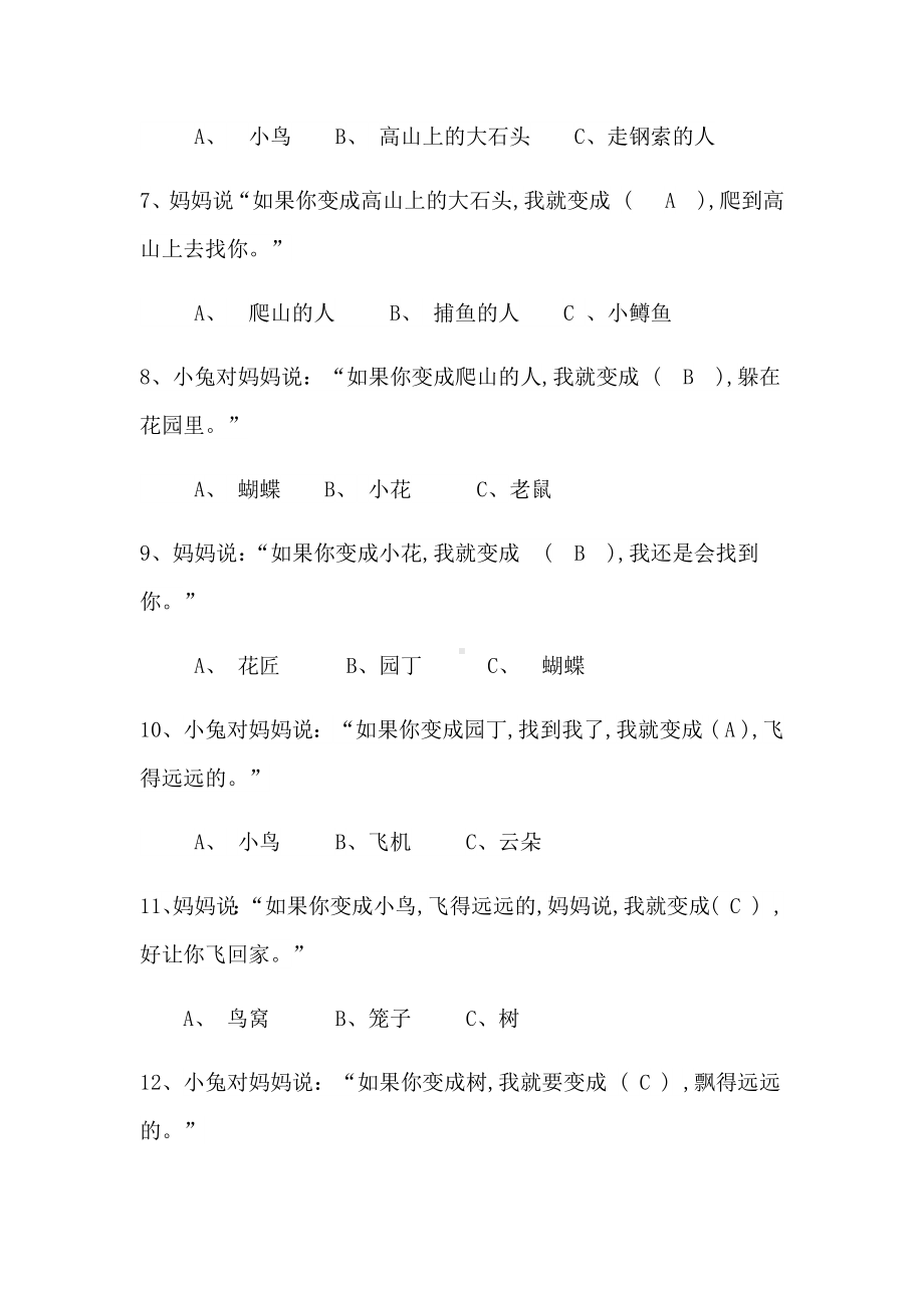 《逃家小兔》阅读检测100题.docx_第2页