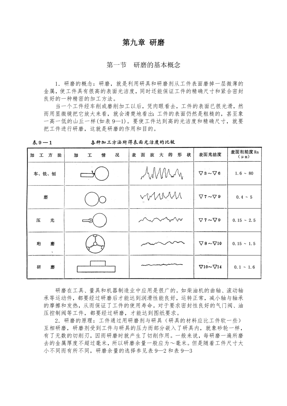 《钳工》第十章-研磨.doc_第1页