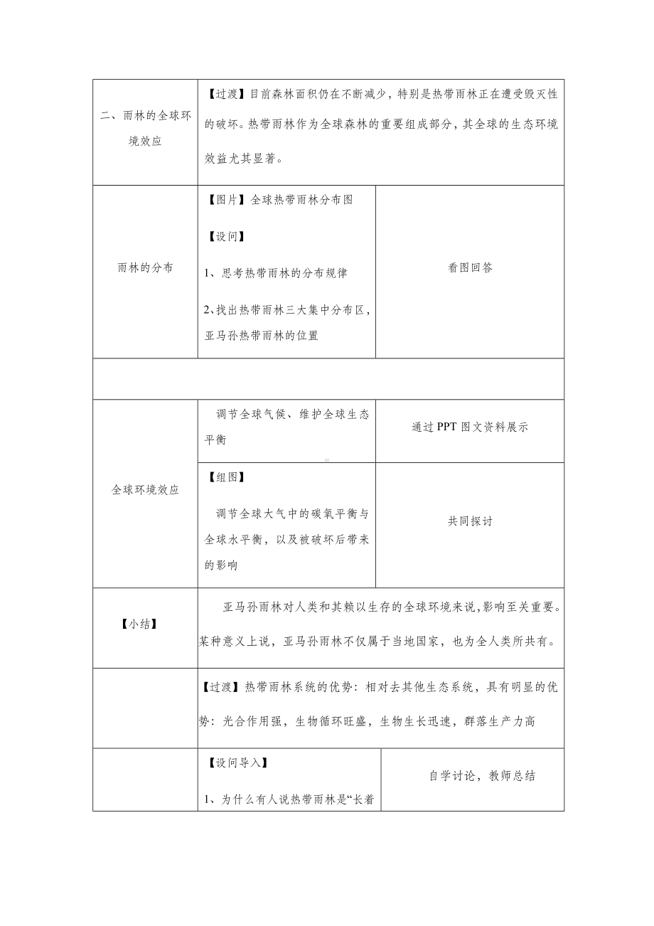 《森林的开发与保护-以亚马孙热带雨林为例》-教学设计.docx_第3页