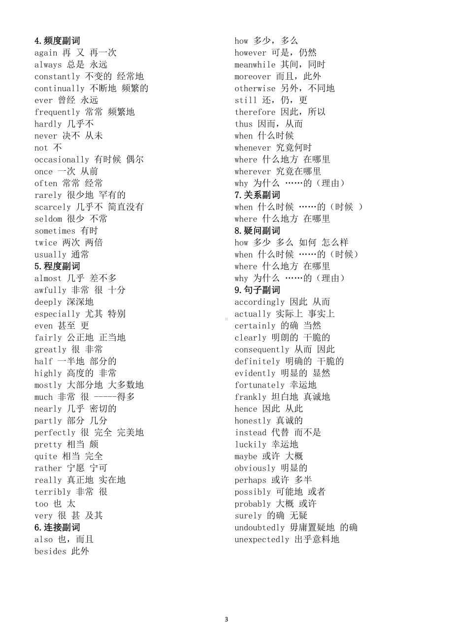 高中英语高考词语汇总（代词+副词）.doc_第3页